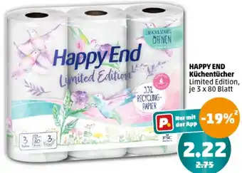 PENNY HAPPY END Küchentücher 3 x 80 Blatt Angebot