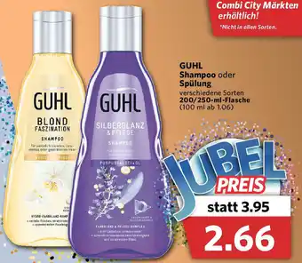 Combi Guhl Shampoo oder Spülung 200/250ml Angebot