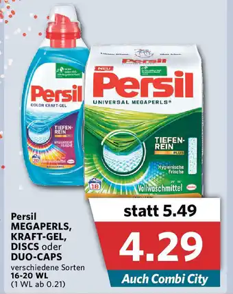 Combi Persil Megaperls, Kraft Gel, Discs oder Duo Caps Angebot