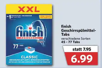 Combi Finish Geschirrspülmittel Tabs Angebot