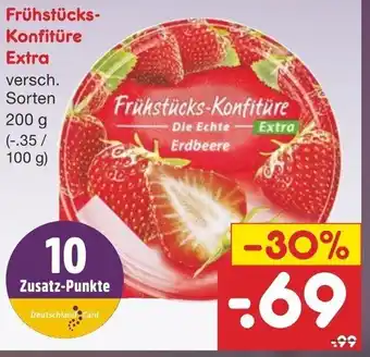 Netto Marken-Discount Frühstücks Konfitüre Extra 200g Angebot