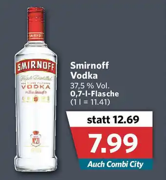 Combi Smirnoff Vodka 0,7L Angebot