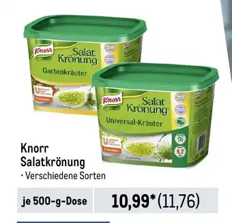 METRO Knorr Salat Krönung je 500-g-Dose Angebot