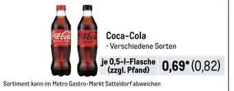 METRO Coca-Cola je 0,5-L Angebot