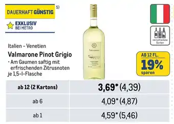 METRO Valmarone Pinot Grigio 750ml Angebot