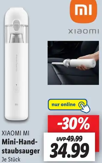 Lidl XIAOMI MI Mini-Handstaubsauger Angebot