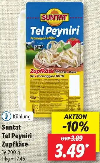 Lidl Suntat Tel Peyniri Zupfkäse 200 g Angebot