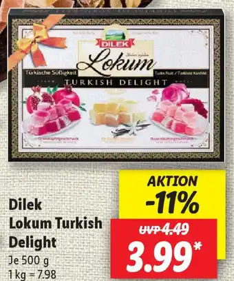 Lidl Dilek Lokum Turkish Delight 500 g Angebot