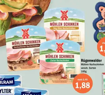 Aktiv Irma Rügenwalder Mühlen Kochschinken versch. Sorten 100g Angebot