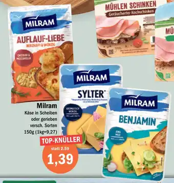 Aktiv Irma Milram Käse in Scheiben oder gerieben versch. Sorten 150g Angebot