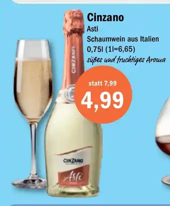 Aktiv Irma Cinzano Asti Schaumwein aus Italien 0,75L Angebot