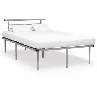 ManoMano Bonnevie - Bett - Jugendbett Bettgestell Grau Metall 120x200 cm BV306371 Angebot