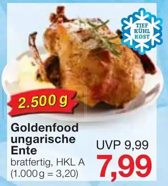 Jawoll Goldenfood ungarische Ente 2.5kg Angebot