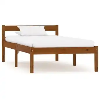 ManoMano Bonnevie - Bett Massivholzbett - Jugendbett Honigbraun Kiefer 100x200 cm BV704890 Angebot