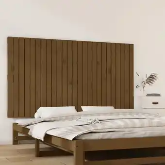 ManoMano Maisonchic - Wand-Kopfteil Betthaupt Bett-Kopfteil Dekorative Wandpaneel Honigbraun 159,5x3x90 cm Massivholz Kiefer RXJNX3178 Angebot