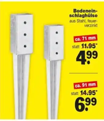 Repo Markt Bodeneinschlaghülse aus Stahl Angebot