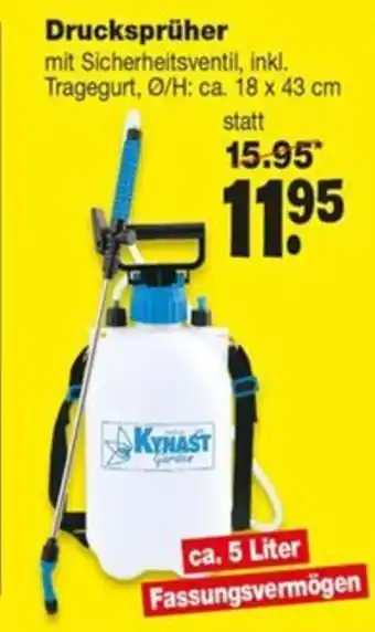 Repo Markt KYNAST Drucksprüher 5L Angebot