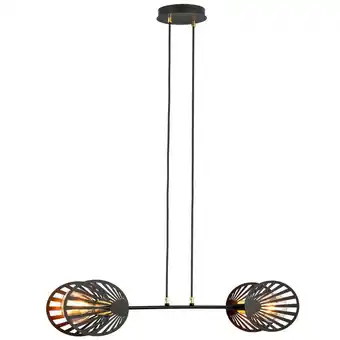 ManoMano Emibig Lighting - Emibig playa Schwarze DesignerBar Pendelleuchte 2x E27 Angebot