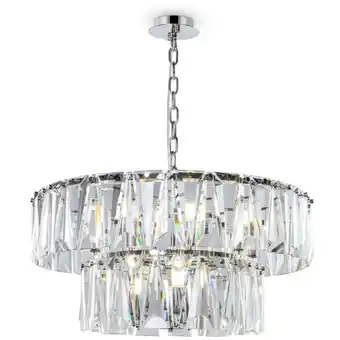 ManoMano Maytoni - Puntes Moderne Puntes 2-Tier-12-Licht-Chrom-Pendel-Deckenleuchte Angebot