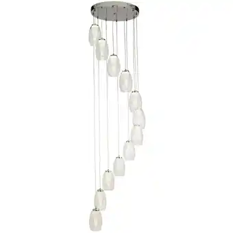 ManoMano Searchlight - Cyclone 12 Light Drop Pendelleuchte, Klarglas 3000K Angebot