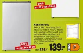 Repo Markt Kühlschrank PKM „KS93" Angebot