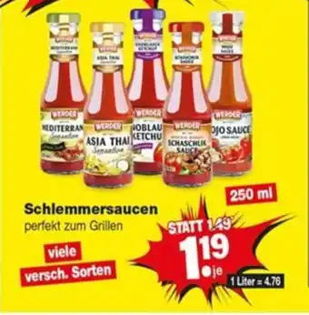 Repo Markt WERDER Schlemmersaucen 250ml Angebot