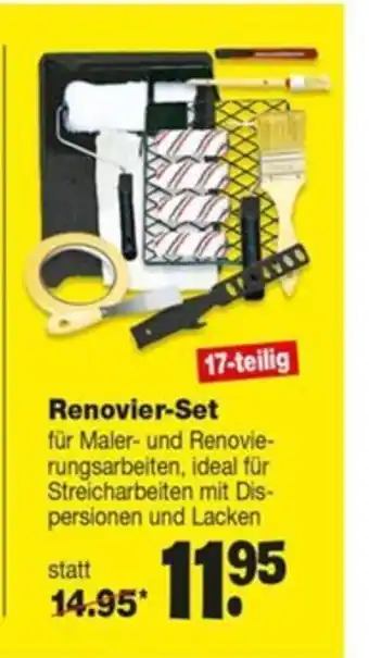 Repo Markt Renovier-Set 17-teilig Angebot