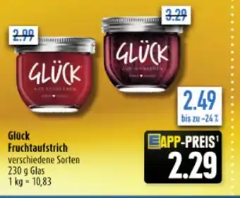 diska Glück Fruchtaufstrich verschiedene Sorten 230 g Glas Angebot