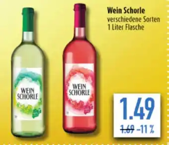 diska Wein Schorle 1 Liter Flasche Angebot