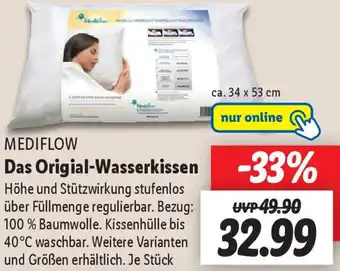 Lidl MEDIFLOW Das Origial-Wasserkissen Angebot