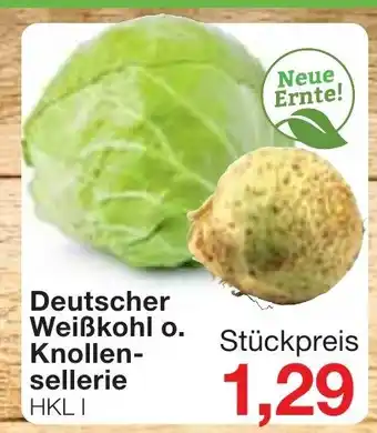 Jawoll Deutscher Weisskohl o. Knollensellerie Angebot