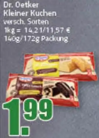 Ihr Frischmarkt Dr. Oetker Kleiner Kuchen 140g/172g Packung Angebot