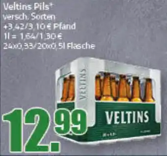 Ihr Frischmarkt Veltins Pils 24x0 33/20x0,5 L Flasche Angebot