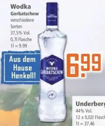 Klaas und Kock Wodka Gorbatschow verschiedene Sorten 37,5% Vol. 0,71 Flasche Angebot