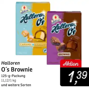 KONSUM Halloren O's Brownie 125 g Packung Angebot