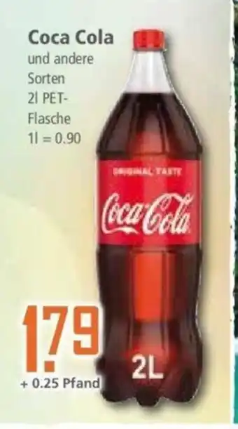 Klaas und Kock Coca Cola und andere Sorten 21 PET-Flasche Angebot