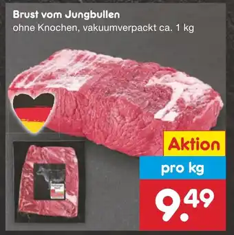 Netto Marken-Discount Brust vom Jungbullen pro kg Angebot