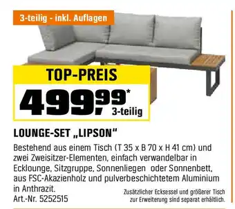 OBI LOUNGE-SET,,LIPSON" Angebot