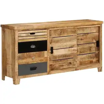 ManoMano Sideboard Kommode - Küchenschrank Mangoholz Massiv 160 x 40 x 80 cm BV534308 Bonnevie Angebot