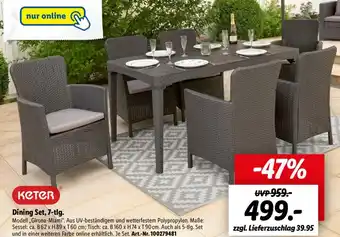 Lidl Keter Dining Set, 7-tlg. Angebot