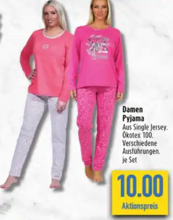 diska Damen Pyjama Angebot