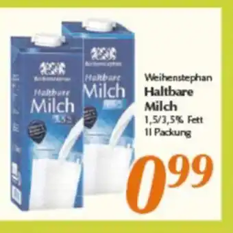 inkoop Weihenstephan Haltbare Milch 1L Angebot