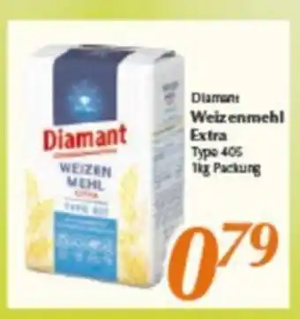 inkoop Diament Weizenmehl Extra Type 405 1kg Packung Angebot