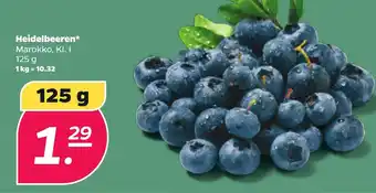 NETTO Heidelbeeren 125 g Angebot