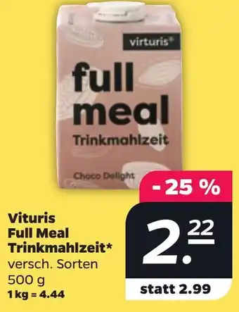 NETTO Vituris Full Meal Trinkmahlzeit 500 g Angebot