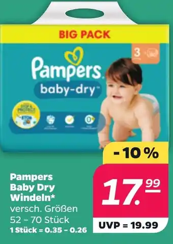 NETTO Pampers Baby Dry Windeln Angebot