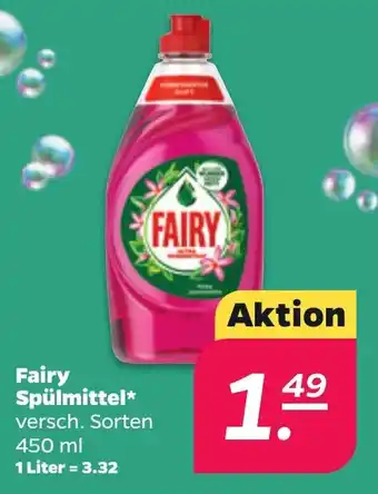 NETTO Fairy Spülmittel 450 ml Angebot