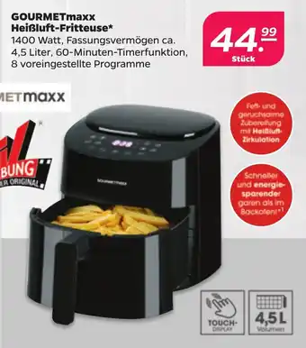 NETTO GOURMETmaxx Heißluft-Fritteuse Angebot