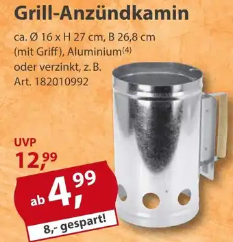 Sonderpreis Baumarkt Grill-Anzündkamin Angebot