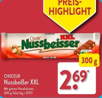 Aldi Nord Choceur Nussbeiẞer XXL 300 g Tafel Angebot